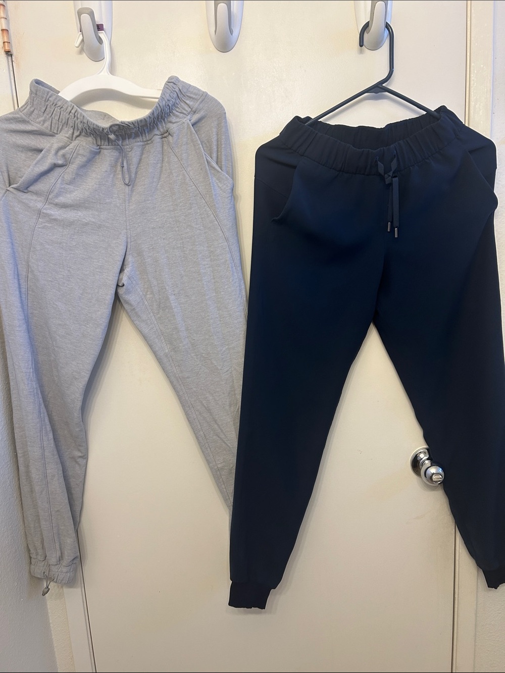lululemon athletica Women's Jogger Pants in Light Gray and Black